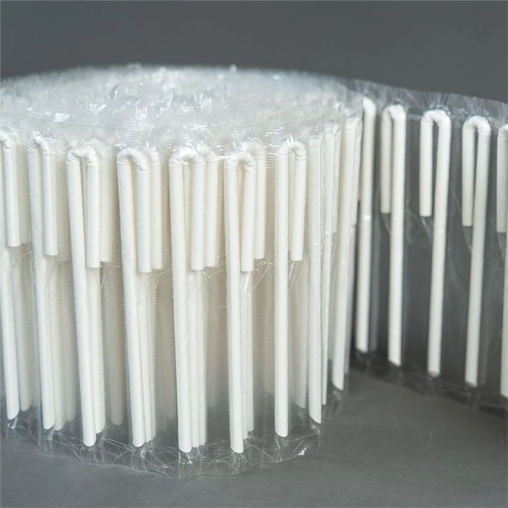 Individually Wrapped U Shape Bend Paper Straws
