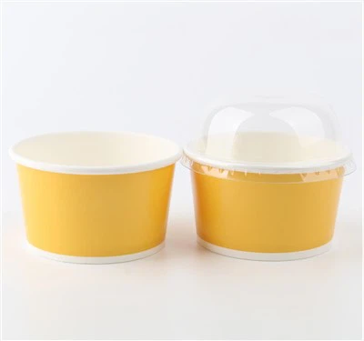 4 OZ-os fagylaltos csészék fedővel